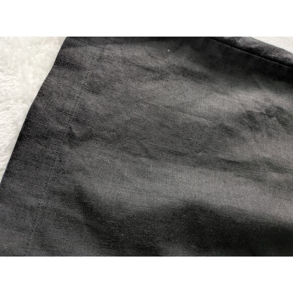 JRT Skirt Womens‎ 10 Black Linen Cotton Lined Skirt Vintage Classic Officecore - Picture 5 of 7